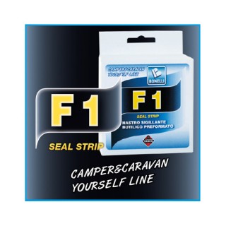 1 - Bonelli F1 Fita Vedadora Preta Camper 30mm x 3 Metros Janela Vigia